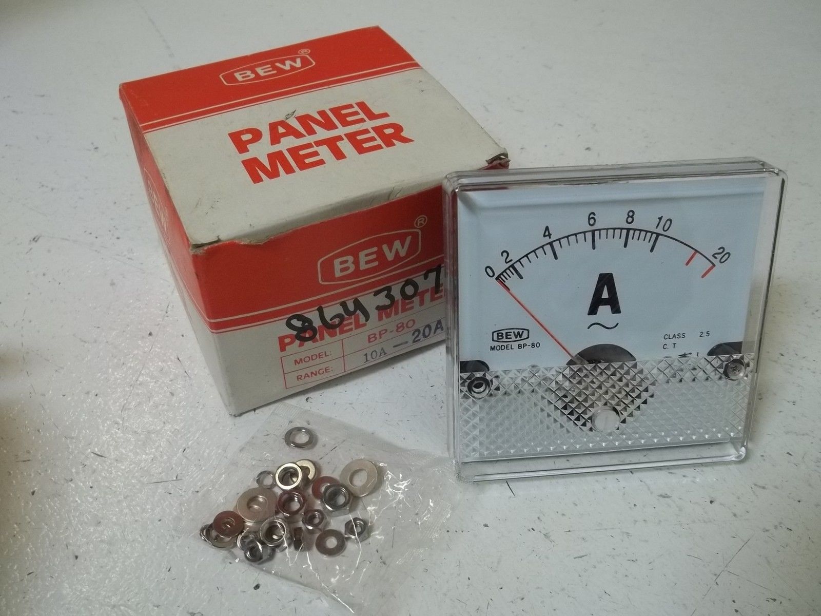 BEW BP-80 PANEL METER 0-20 (AS PICTURED) NSMP