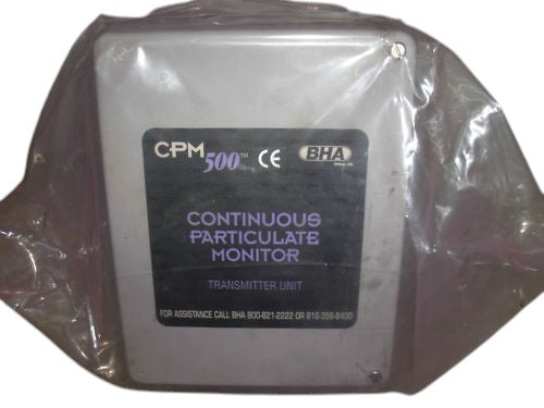 BHA CPM500CE X-MITT CONTINUOUS PARTICULATE MONITOR TRANSMITTER UNIT NSNP