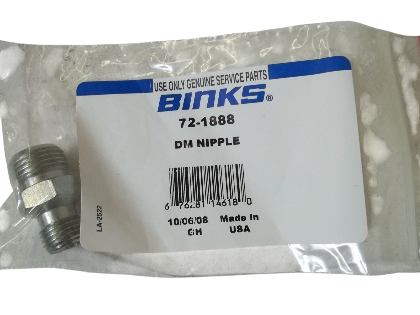 BINKS 72-1888 DM NIPPLE NSMP