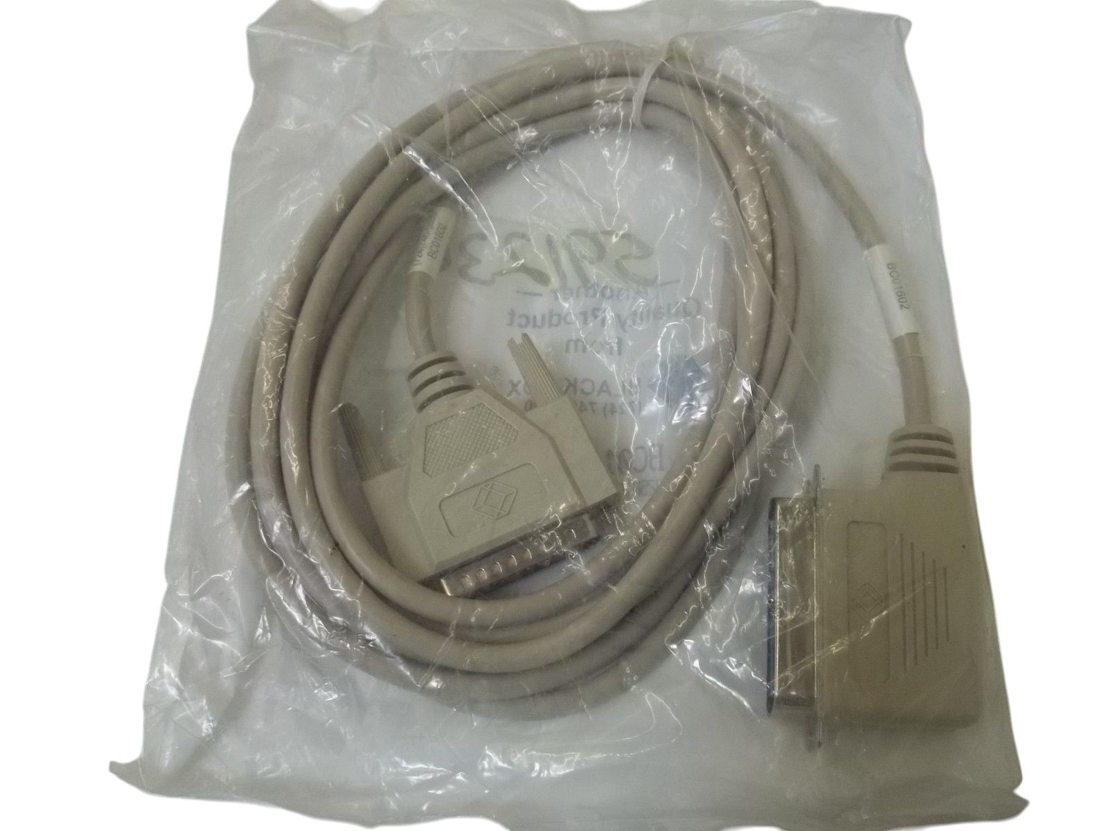 BLACK BOX BC01602 PARALLEL PRINTER CABLE W/RT-ANG CONNE. NSMP