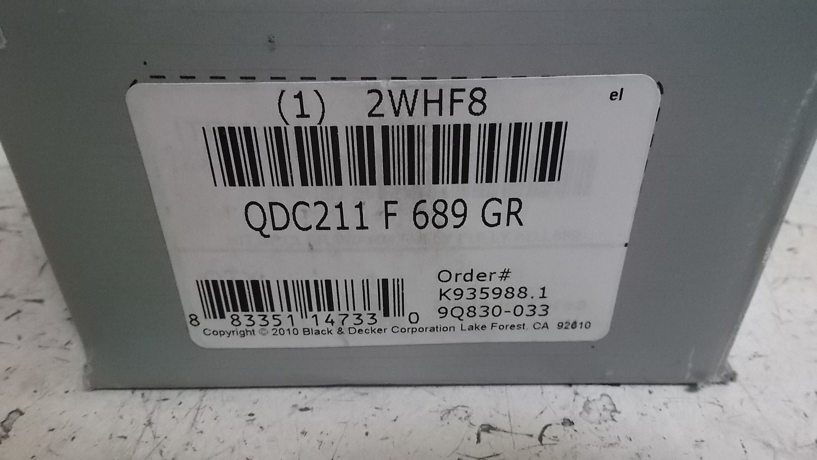 BLACK & DECKER QDC211F689GR DOOR CLOSER NSMP