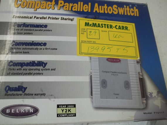 BLEKIN F1U117 COMPACT PARALLEL AUTOSWITCH *NEW IN BOX*