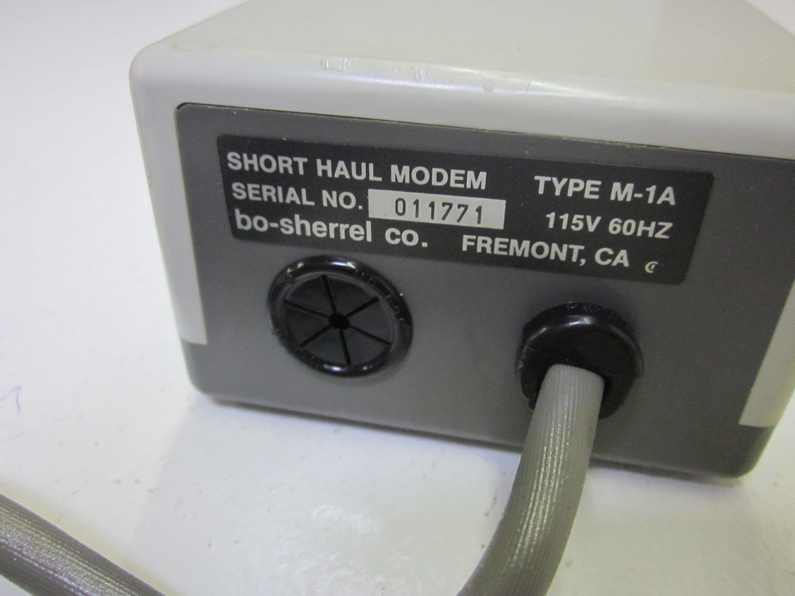 BO-SHERREL CO. SHORT HAUL MODEM M-1A 115V UNMP