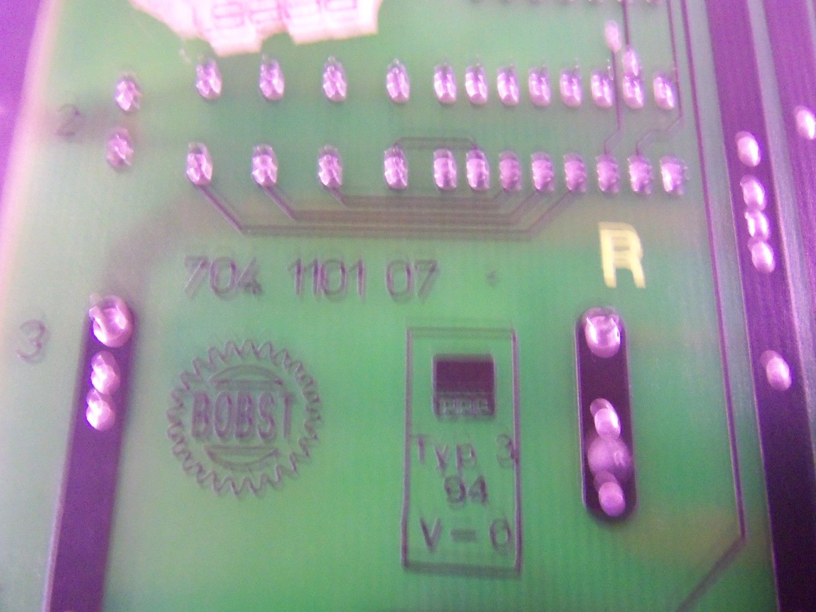 BOBST 704-1101-07 CIRCUIT BOARD UNMP