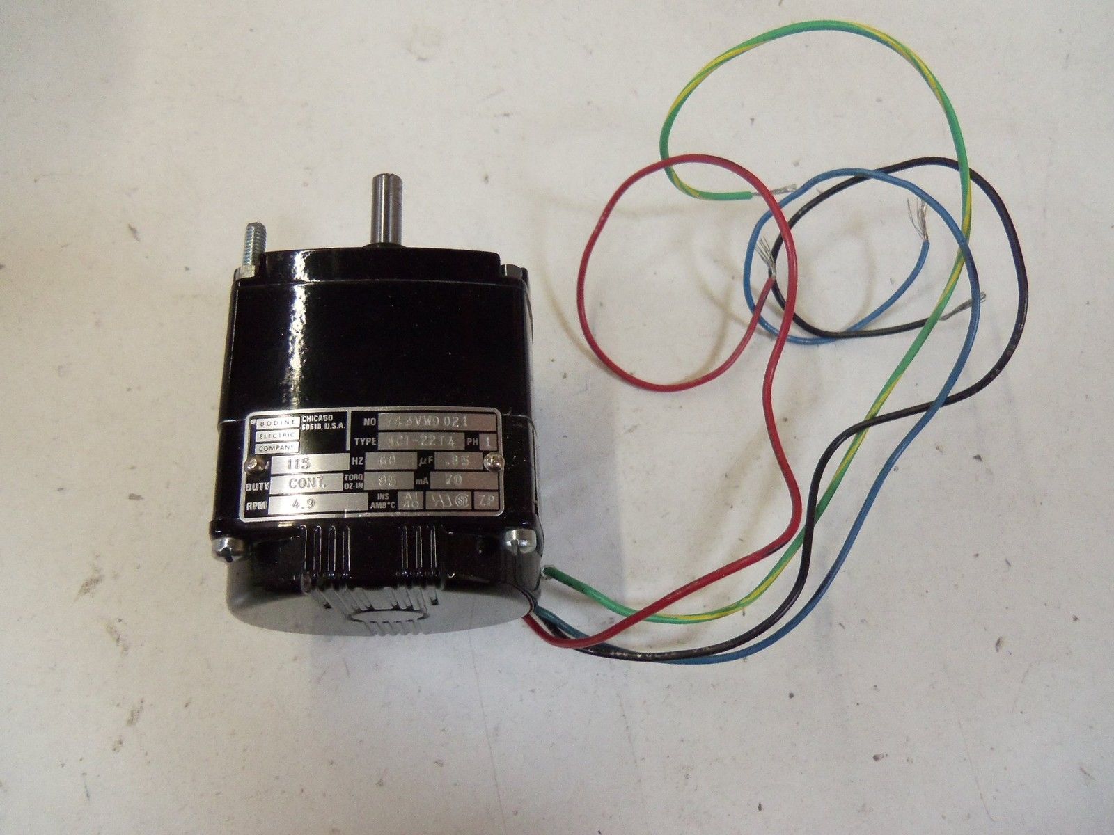 BODINE ELECTRIC COMPANY GEAR MOTOR KCI-22T4  *NEW IN BOX*