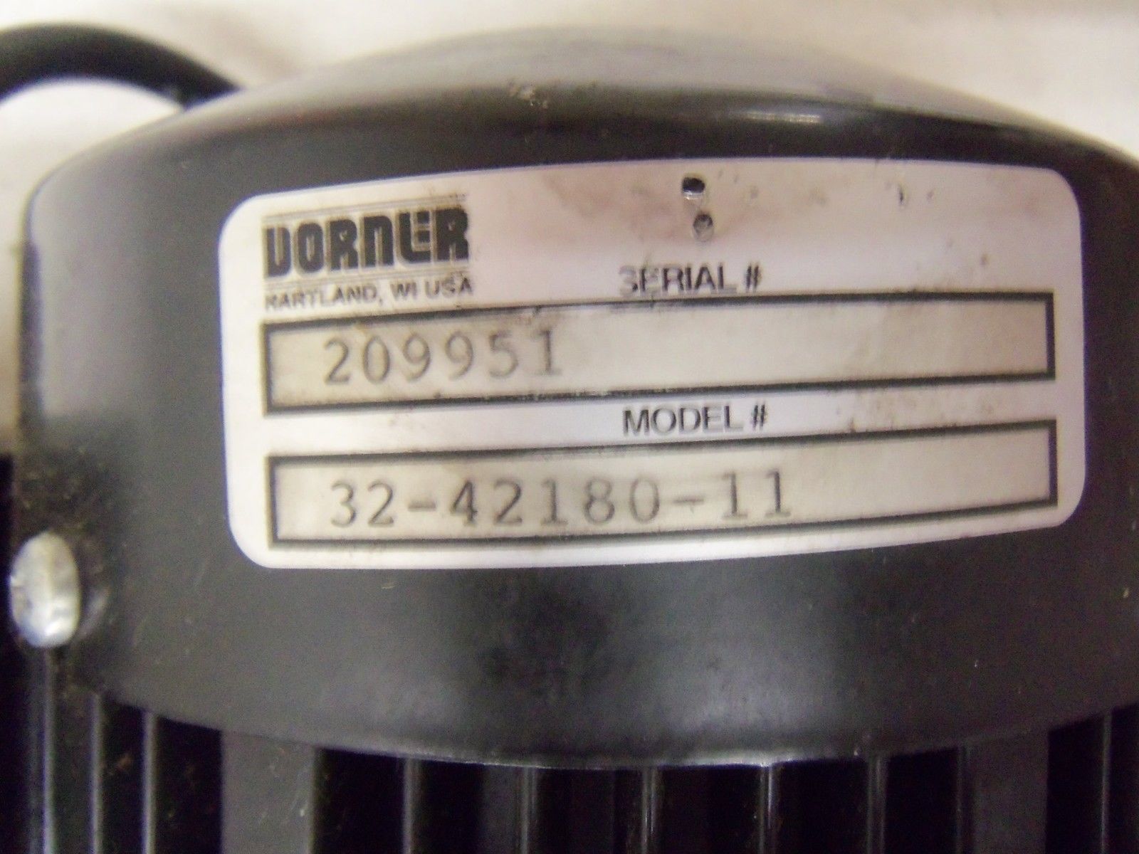 BODINE ELECTRIC 42Y5BFCI-E4 GEARMOTOR 180:1 *USED*