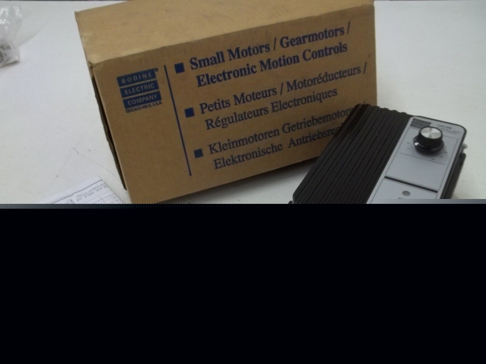 BODINE ELECTRIC COMPANY 0815FR DC MOTOR CONTROL NSMP