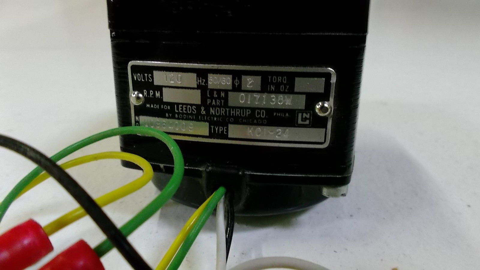 BODINE ELECTRIC  KCI-24 GEAR MOTOR UNMP