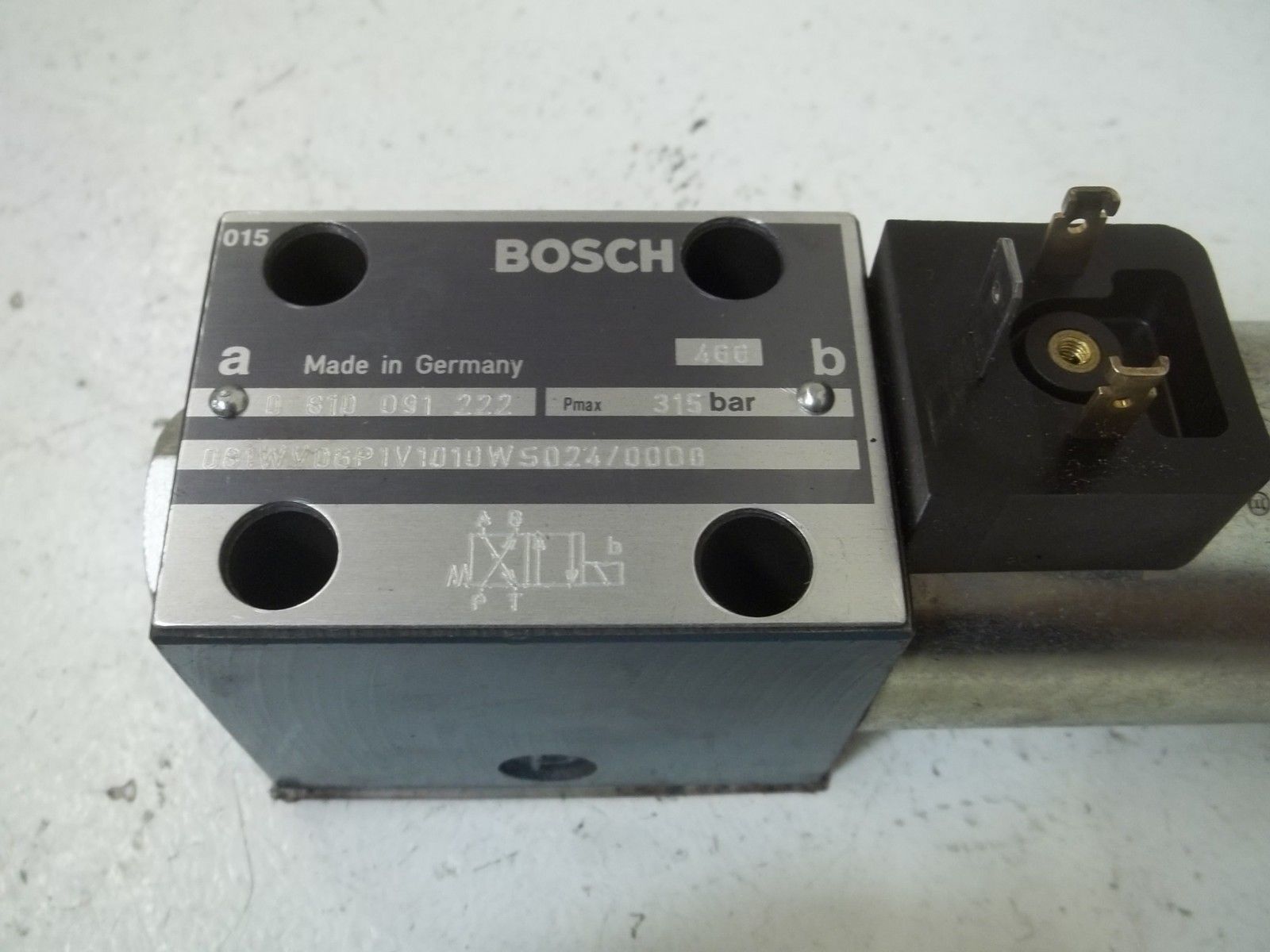 BOSCH 081WVD6P1V1010WS024/0000 SOLENOID HYDRAULIC VALVE NSNP