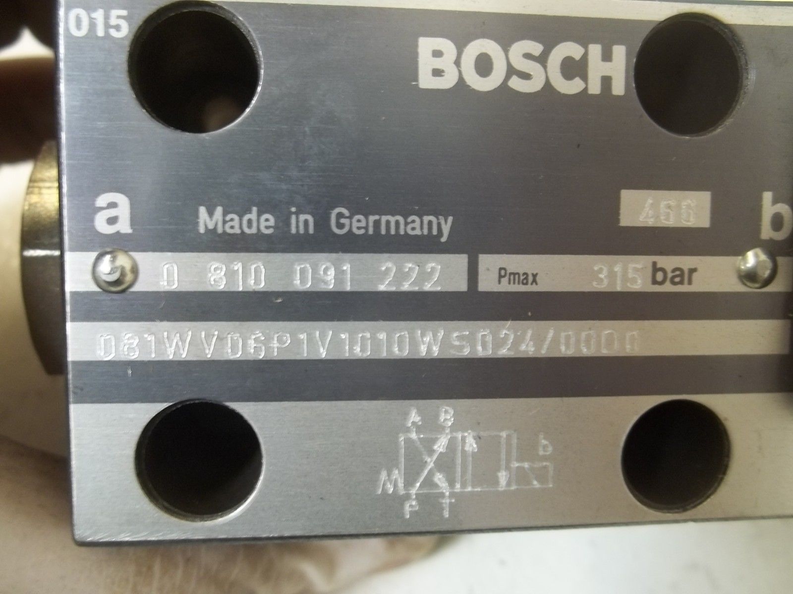 BOSCH 081WVD6P1V1010WS024/0000 SOLENOID HYDRAULIC VALVE NSNP