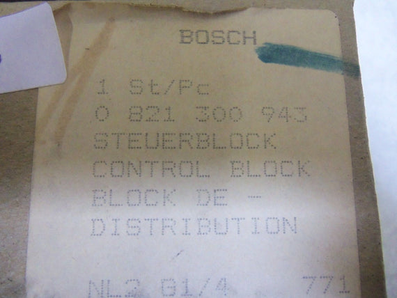 BOSCH 0821300943 PNEUMATICS *NEW IN BOX*
