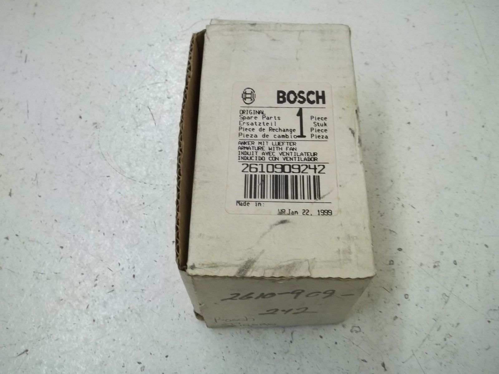 BOSCH 2610909242 SPARE PARTS ARMATURE *NEW IN BOX*