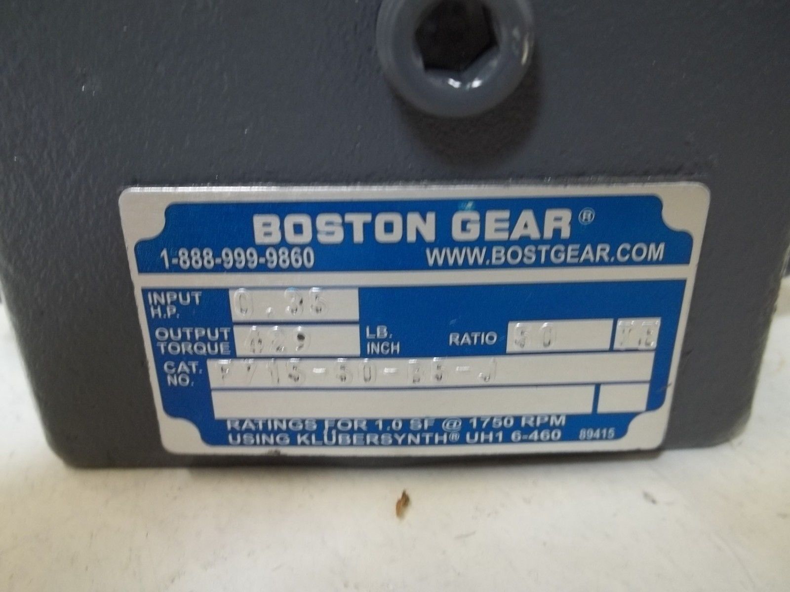 BOSTON GEAR F715-50-B2-J NSMP