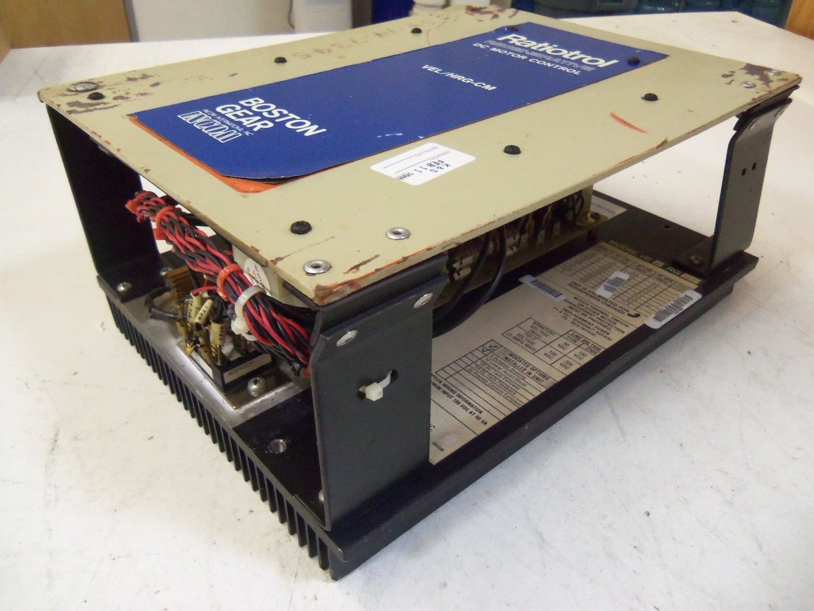 BOSTON GEAR VEL/HRG-CM RATIOTROL REGENERATIVE MOTOR CONTROL (AS PICTURED) *USED*