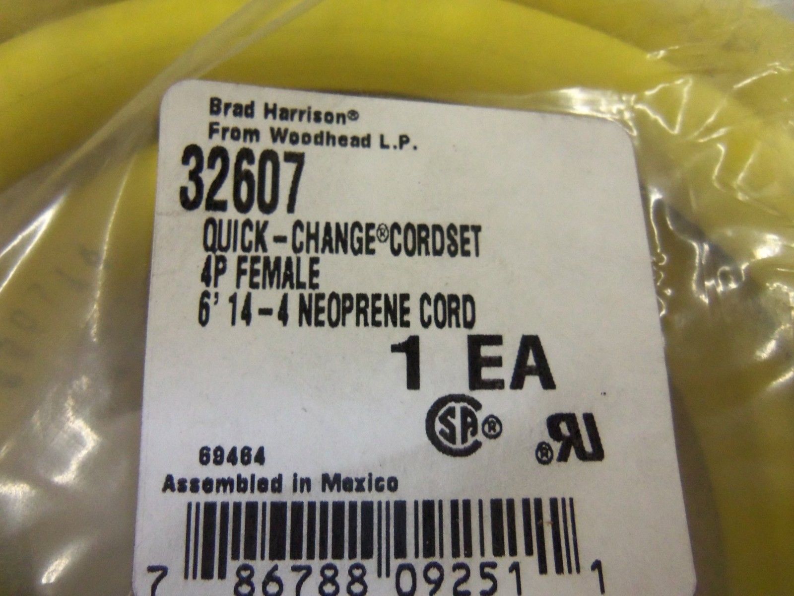 BRAD HARRISON 32607 CABLE *USED*