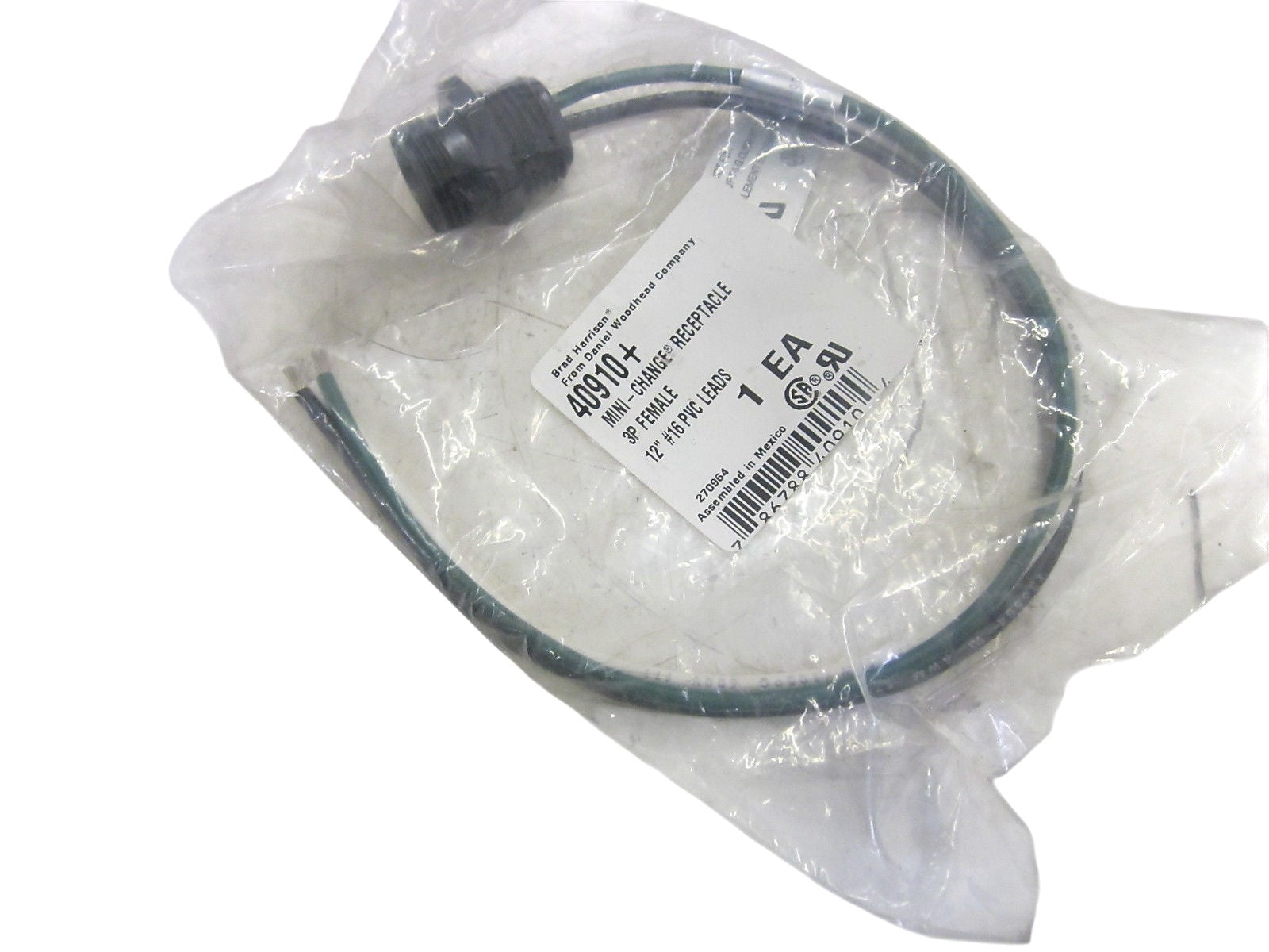 DANIEL WOODHEAD MINI-CHANGE 40910+ RECEPTACLE NSMP