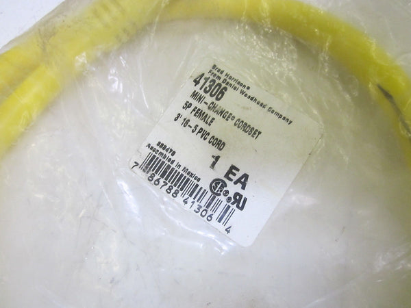 DANIEL WOODHEAD 41306 105000A01F030 CORDSET NSMP