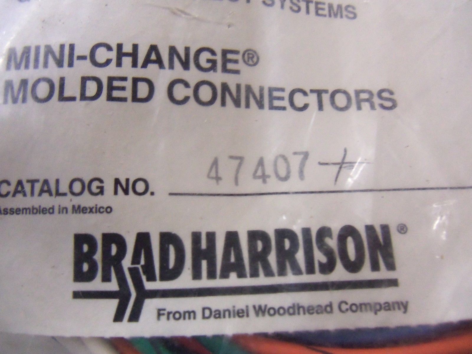 DANIEL WOODHEAD 47407+ MOLDED CONNECTORS  NSNP