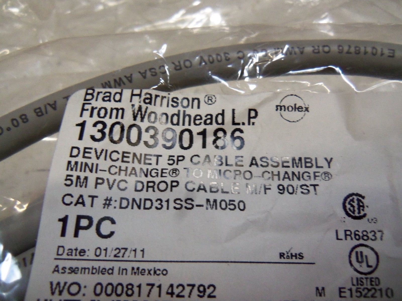 BRAD HARRISON DND31SS-M050 CORD NSMP
