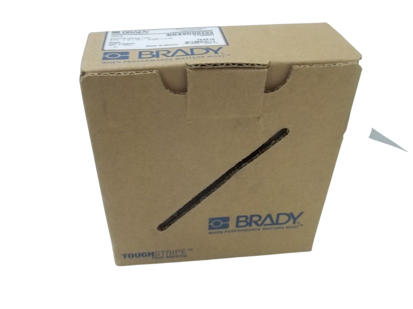 BRADY 104310 BLACK NONABRASIVE FLOOR MARKING TAPE 100' NSMP