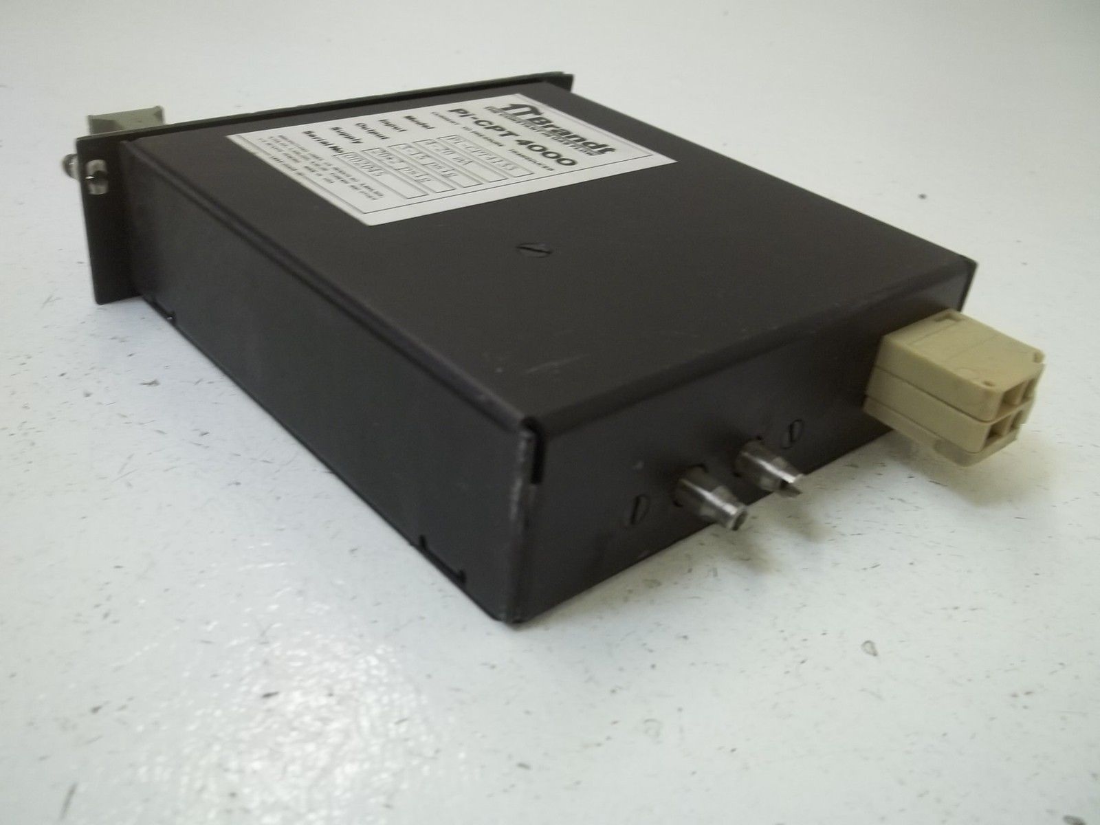BRANDT PI-CPT4133 CURRENT TO PRESSURE TRANSDUCER UNMP