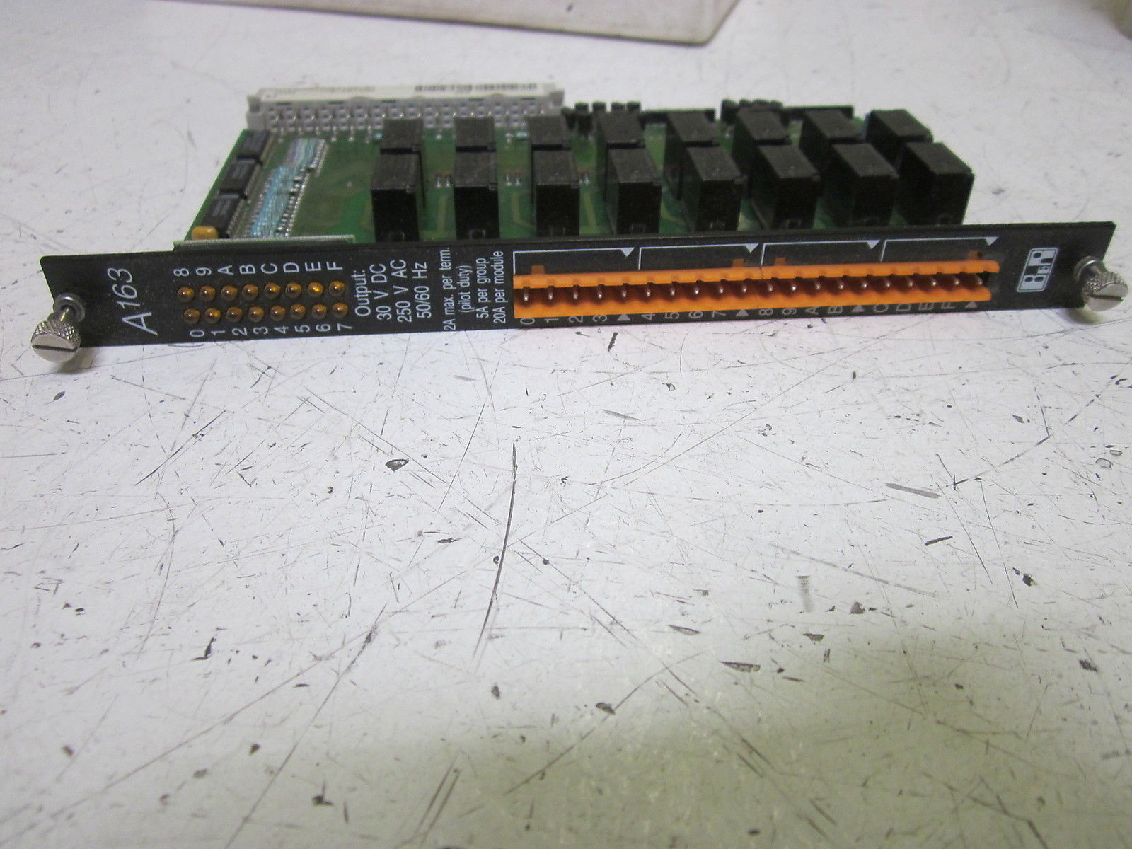 B&R MDA163-0 REV.10.00 OUTPUT MODULE 24VDC 220V NSMP