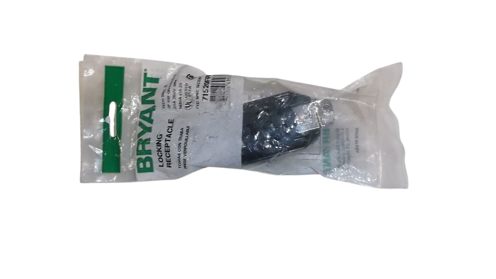 BRYANT LOCKING RECEPTACLE  71520FR NSMP