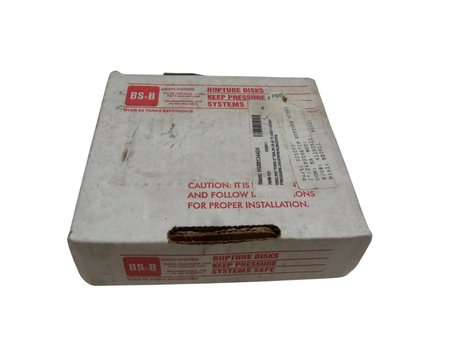 BS&B TYPE: MBV A3100022-1 RUPTURE DISC 2" NSMP
