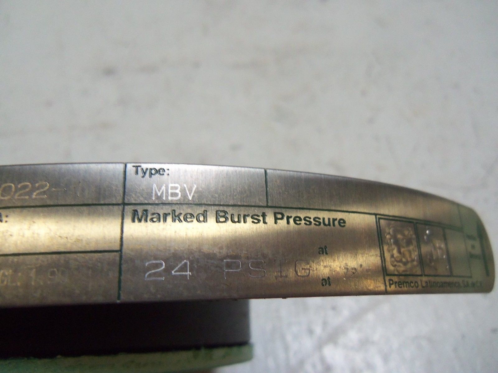 BS&B TYPE: MBV A3100022-1 RUPTURE DISC 2" NSMP