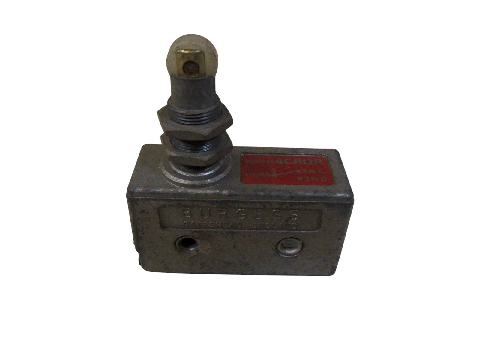 BURGESS LIMIT SWITCH (SILVER WRITTING) 4CRQR UNMP