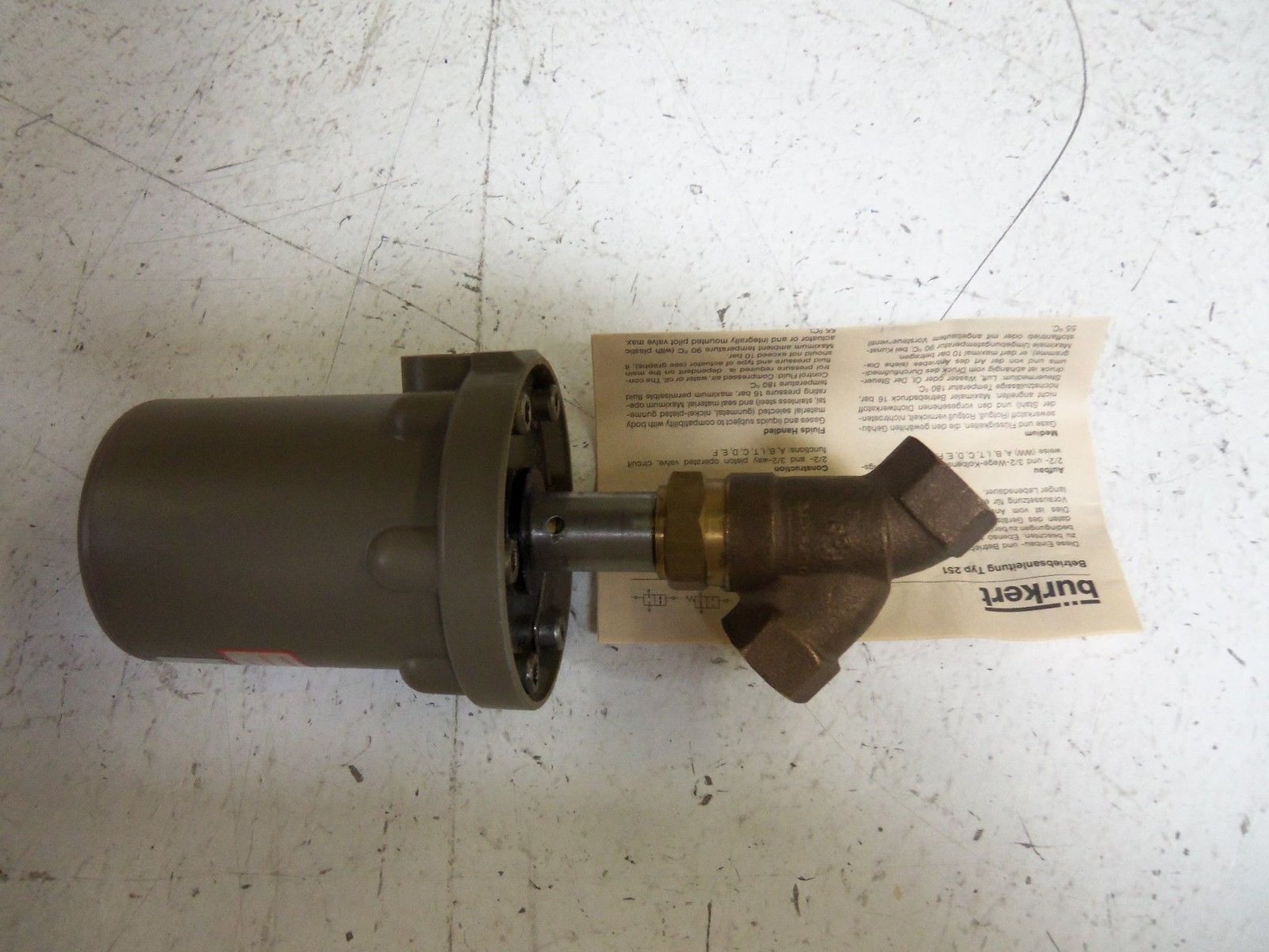 BURKERT VALVE 251-A-13-E-RG2 NSMP