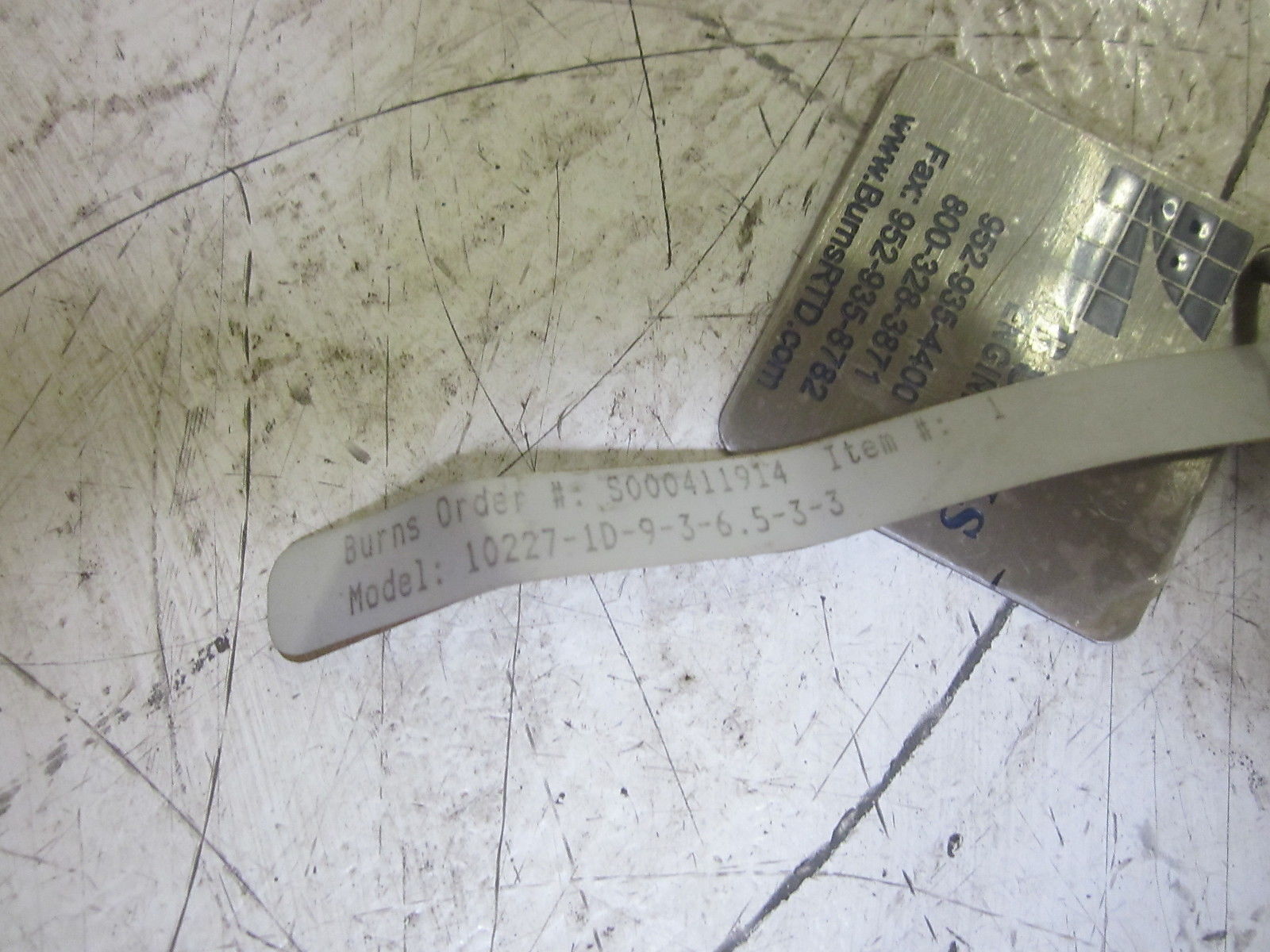 BURNS ENGINEERING 10227-1D-9-3-6.5-3-3 TEMPERATURE PROBE  NSNP