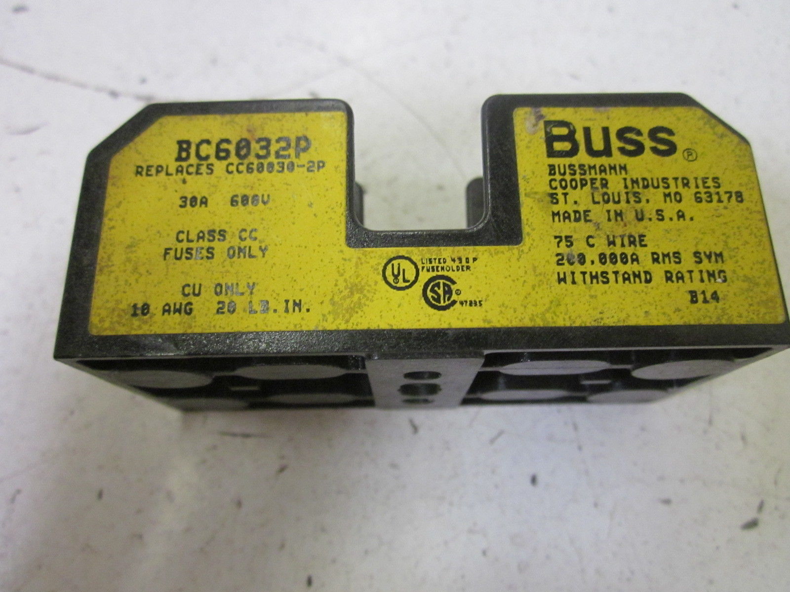 BUSS BC3032P UNMP