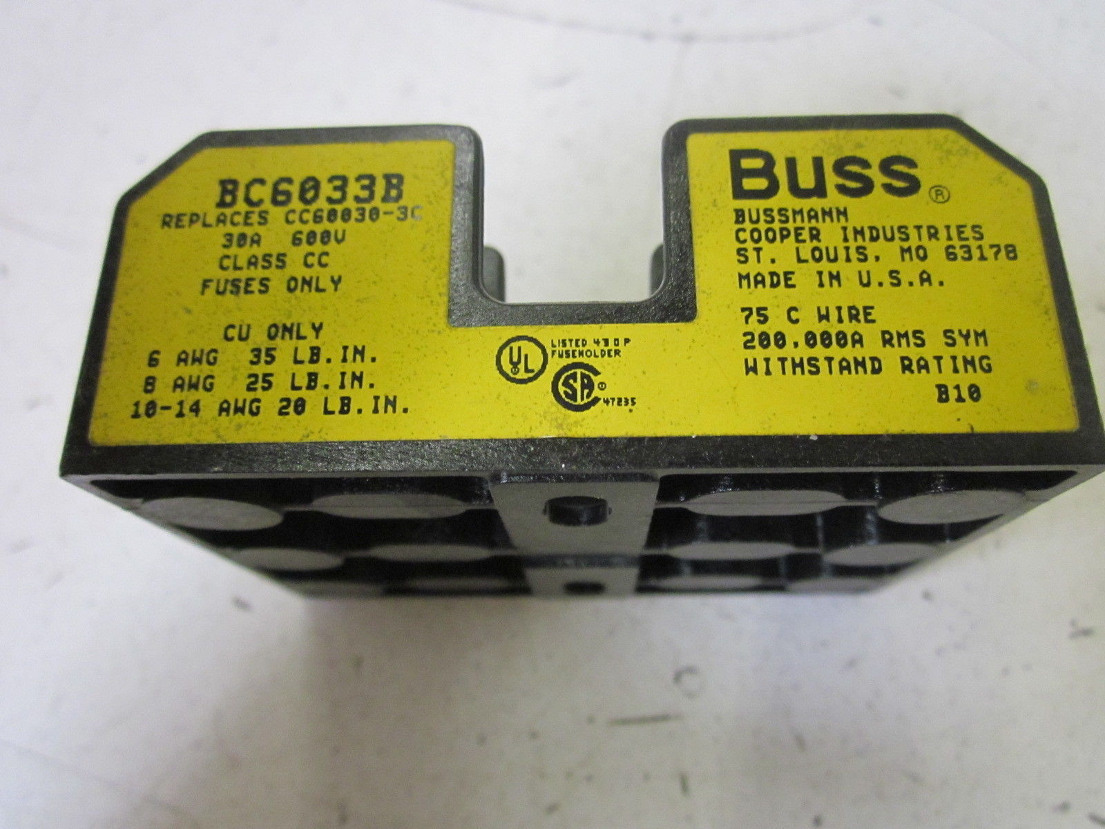 BUSS BC6033B UNMP