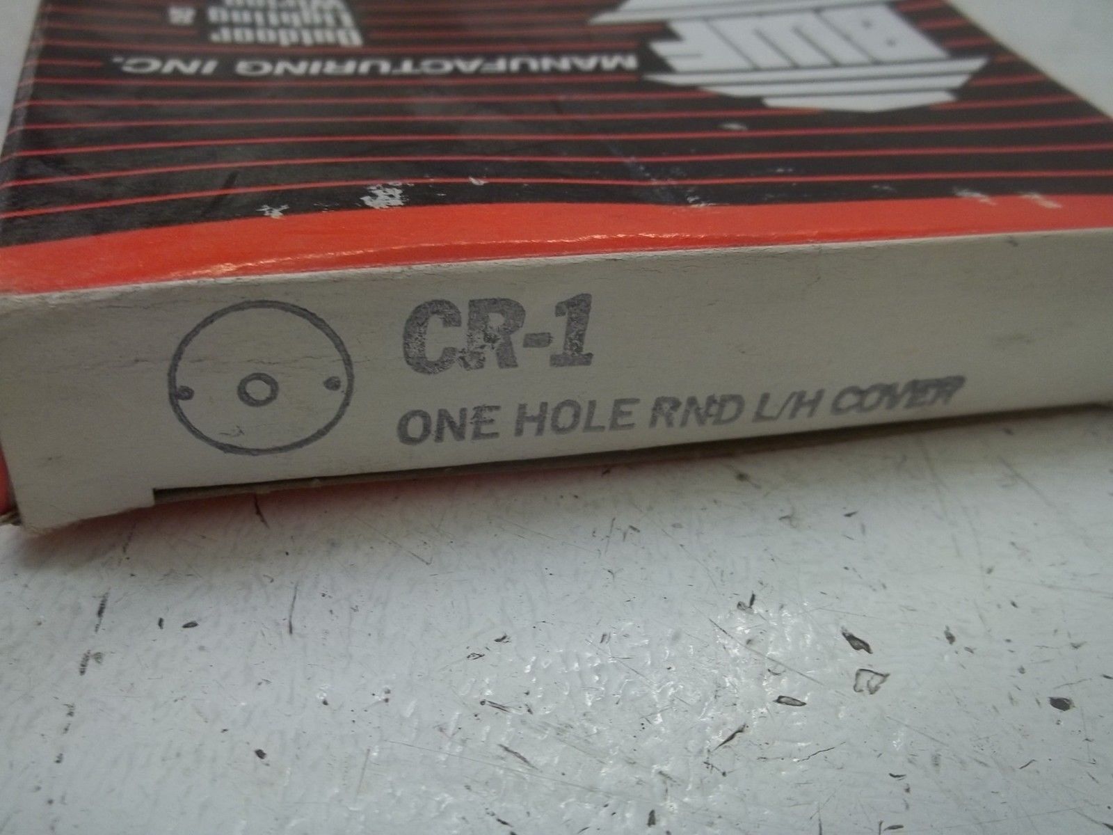 BWF MANUFACTURING INC. CR-1 ONE HOLE RND L/H COVER NSMP