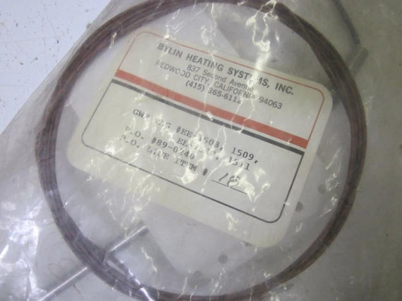 BYLIH HEATING SYSTEMS INC. 89-0240 *NEW IN A FACTORY BAG*