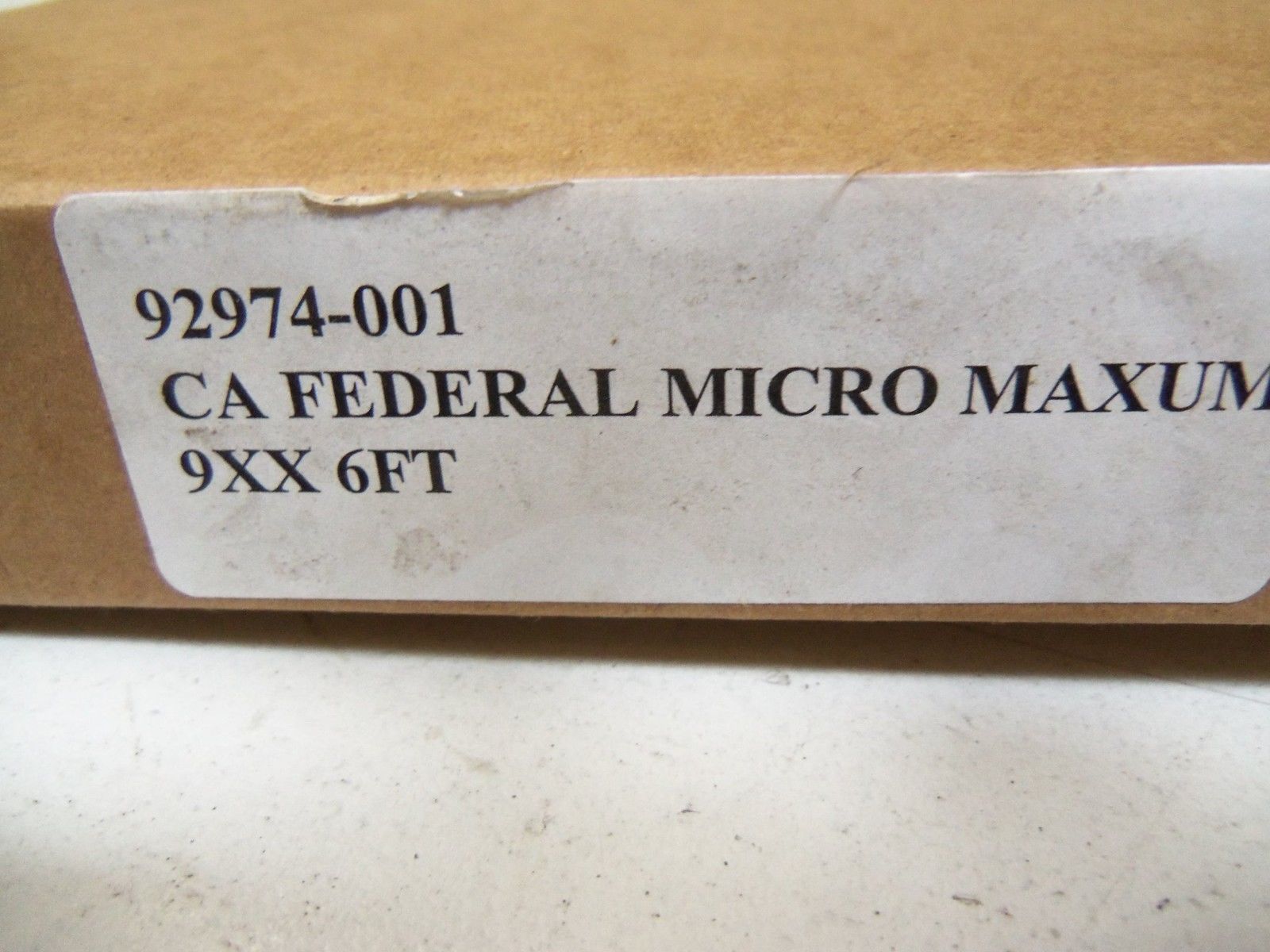 CA FEDERAL MICRO MAXIN 92974-001 *NEW IN BOX*