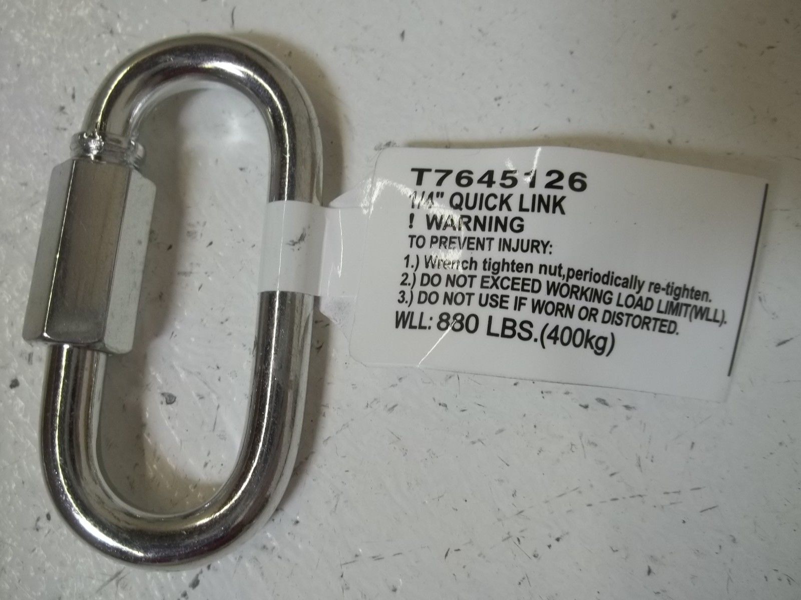 CAMPBELL T7645126 1/4" QUICK LINK NSNP