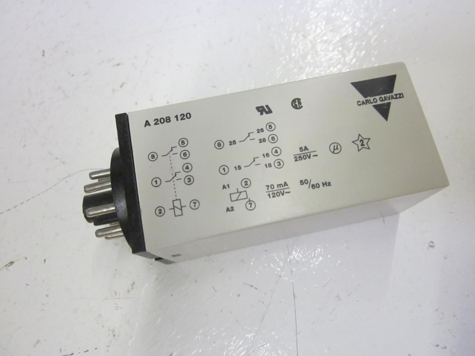 CARLO GAVAZZI A208120006 SCAN TIMER (WHITE)  UNMP