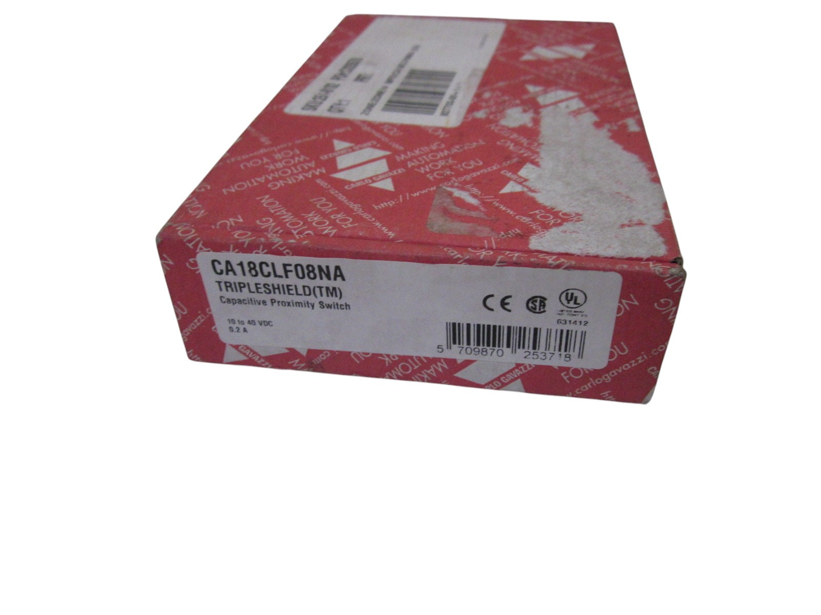 CARLO GAVAZZI CA18CL F08NA PROXIMITY SENSOR UNMP