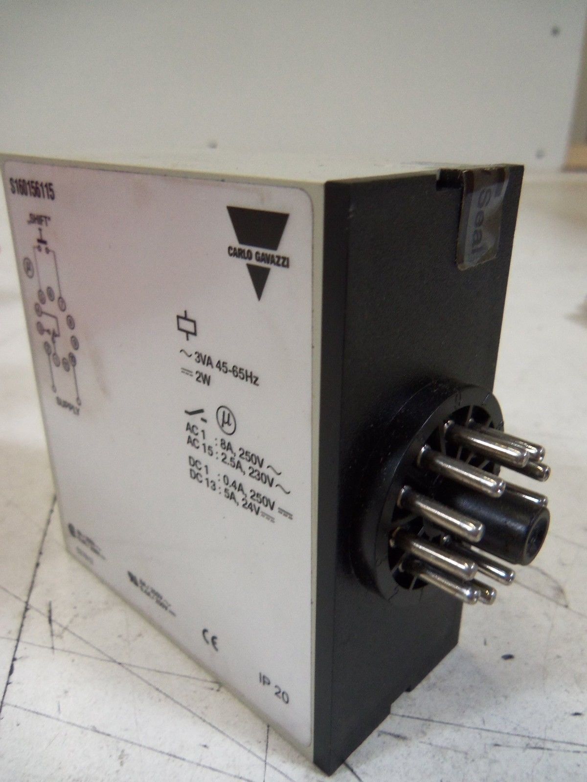 CARLO GAVAZZI LOGIC RELAY S160156115 *USED*