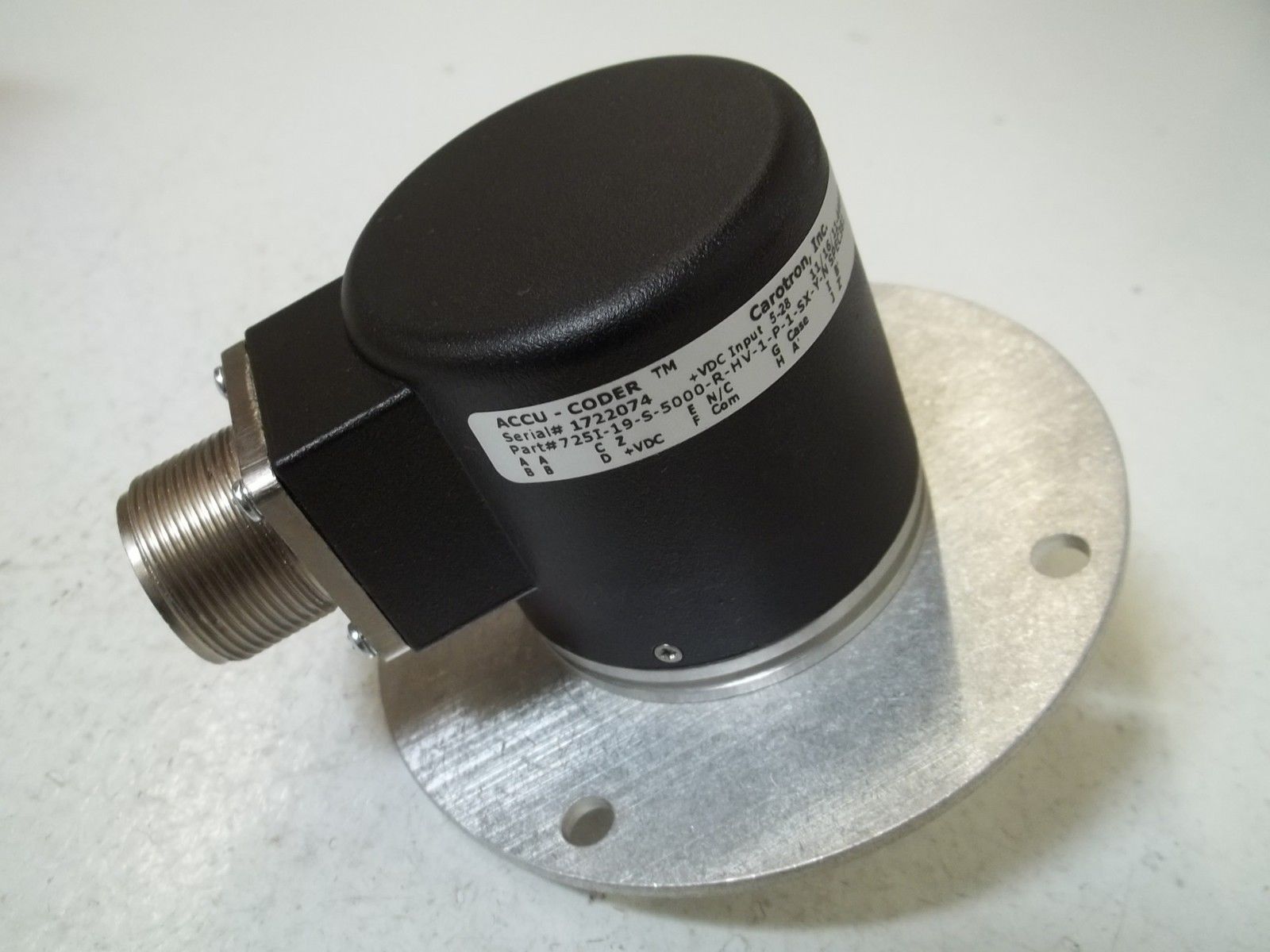 CAROTRON, INC. 725I-19-S-500-R-HV-1-P-1-SX-Y-N SPEC381 ACCU-CODERNSMP