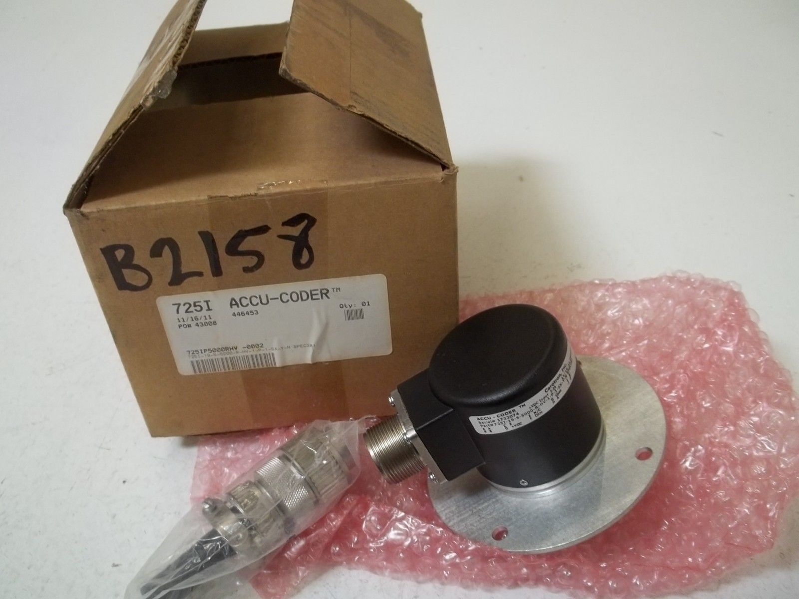 CAROTRON, INC. 725I-19-S-500-R-HV-1-P-1-SX-Y-N SPEC381 ACCU-CODERNSMP