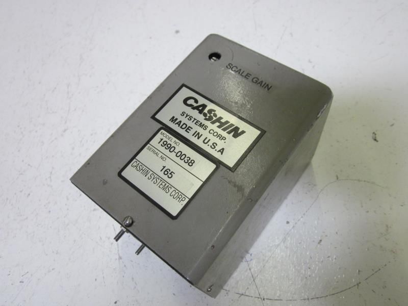 CASHIN SYSTEM CORP. 1990-0038 UNMP