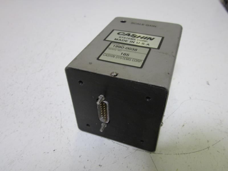 CASHIN SYSTEM CORP. 1990-0038 UNMP