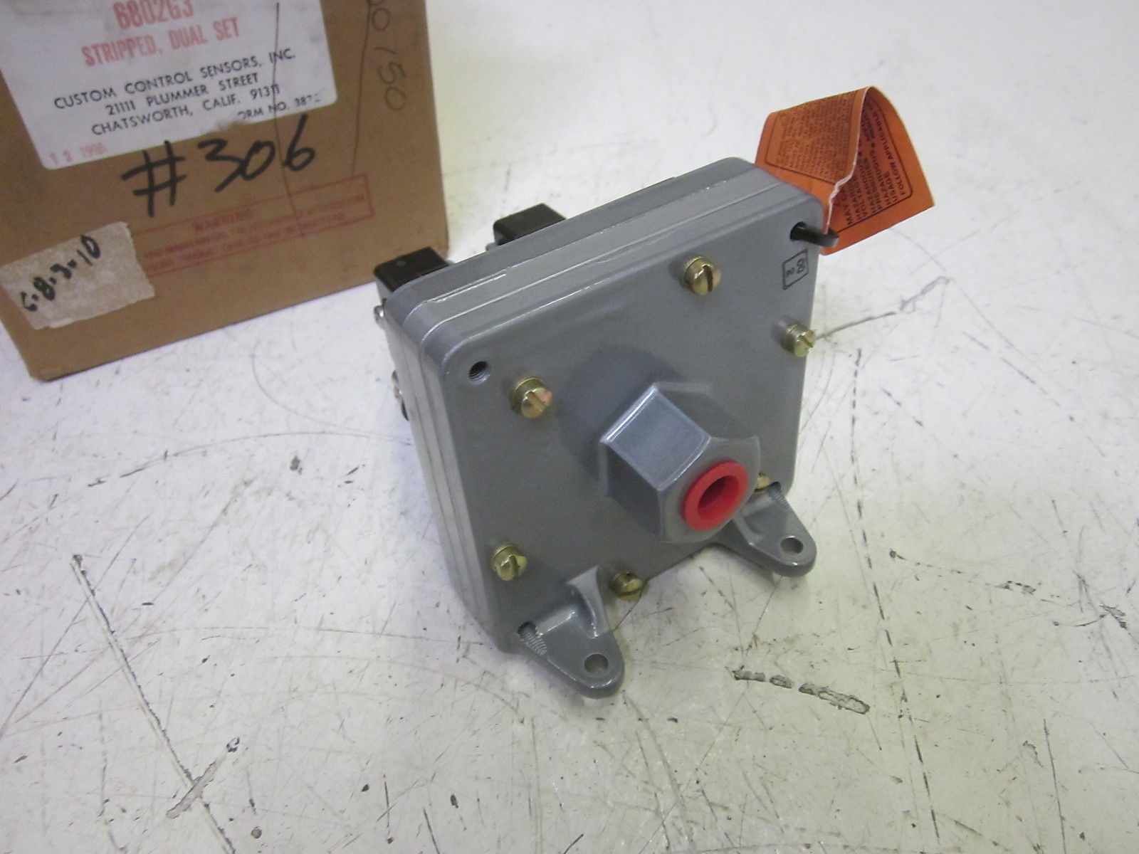 CCS 6802G3 DUAL-SNAP PRESSURE/TEMPERATURE-SWITCH NSMP