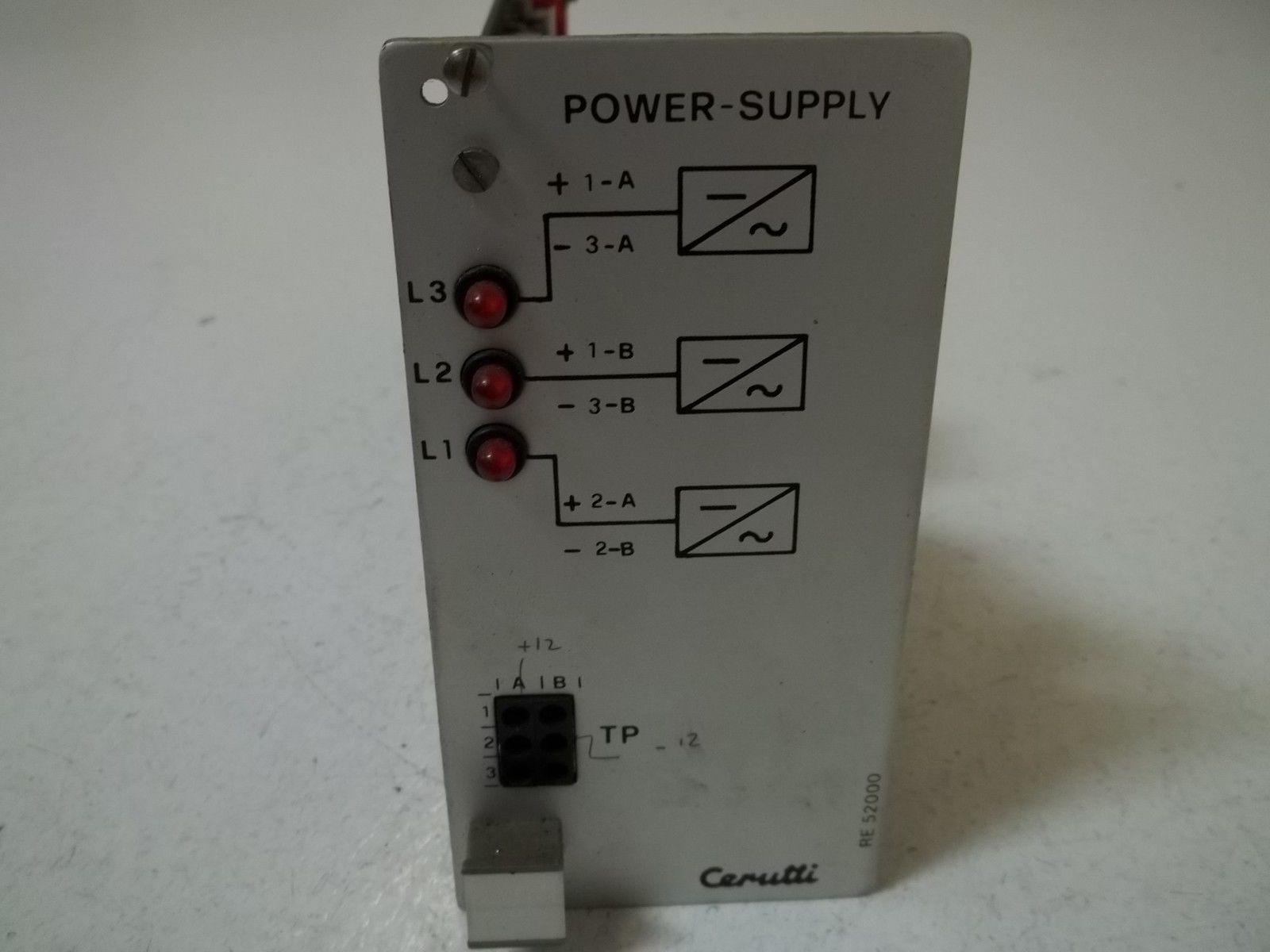 CERUTTI RE52000 POWER SUPPLY UNMP