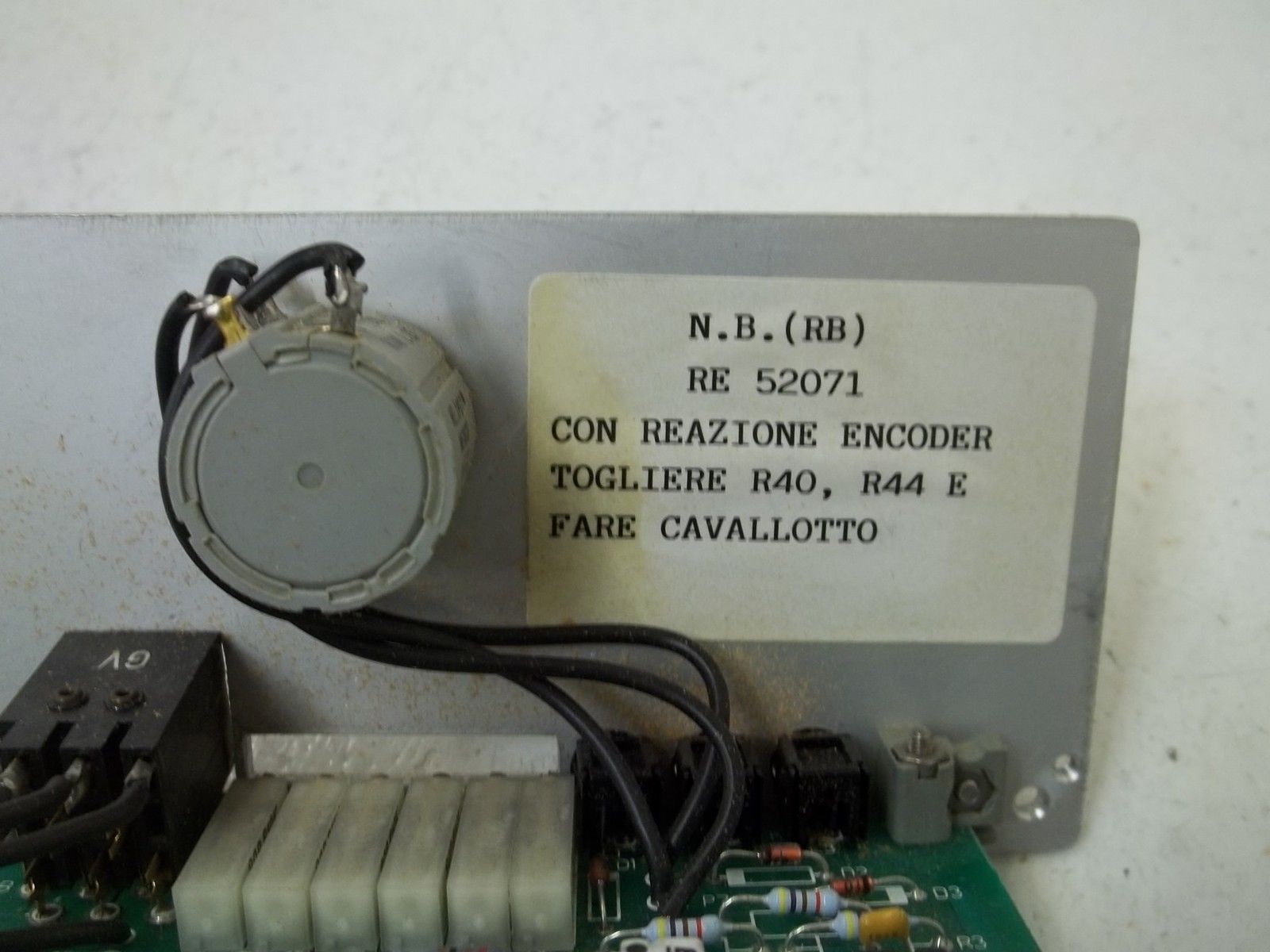 CERUTTI RE52071 SIGNAL INPUT UNMP