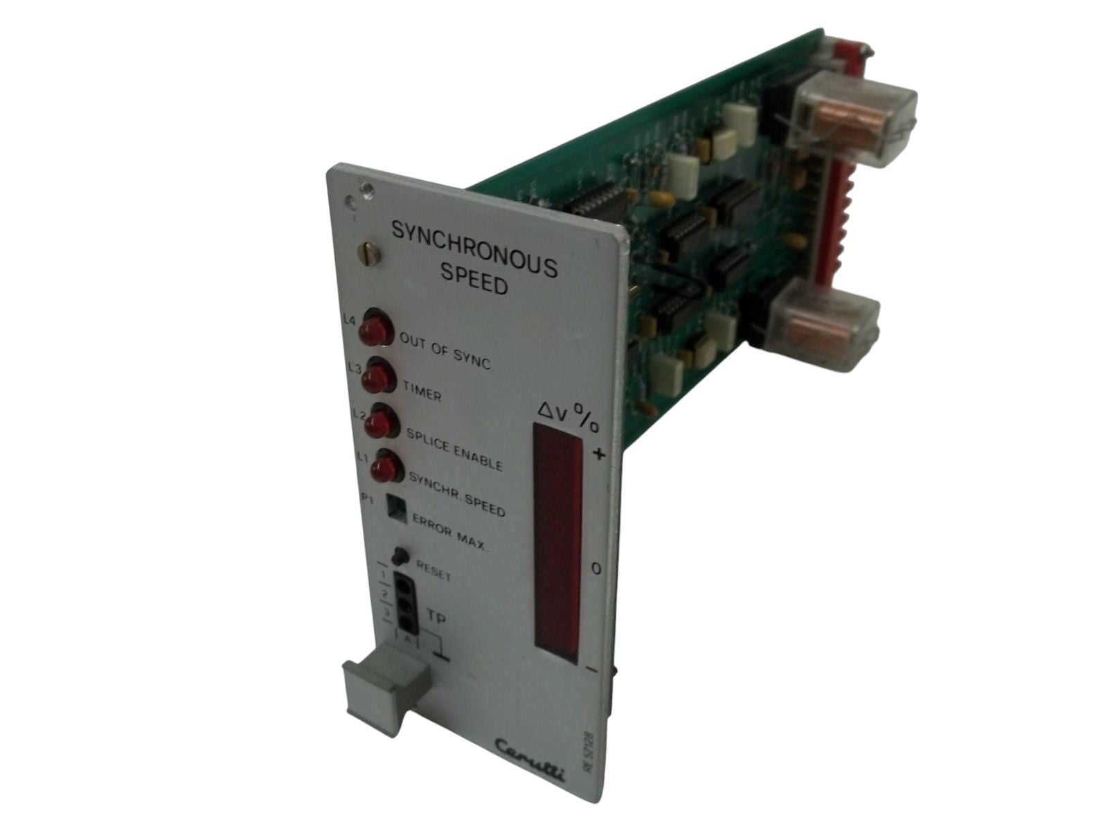 CERUTTI RE52128 SYNCHRONOUS SPEED UNMP