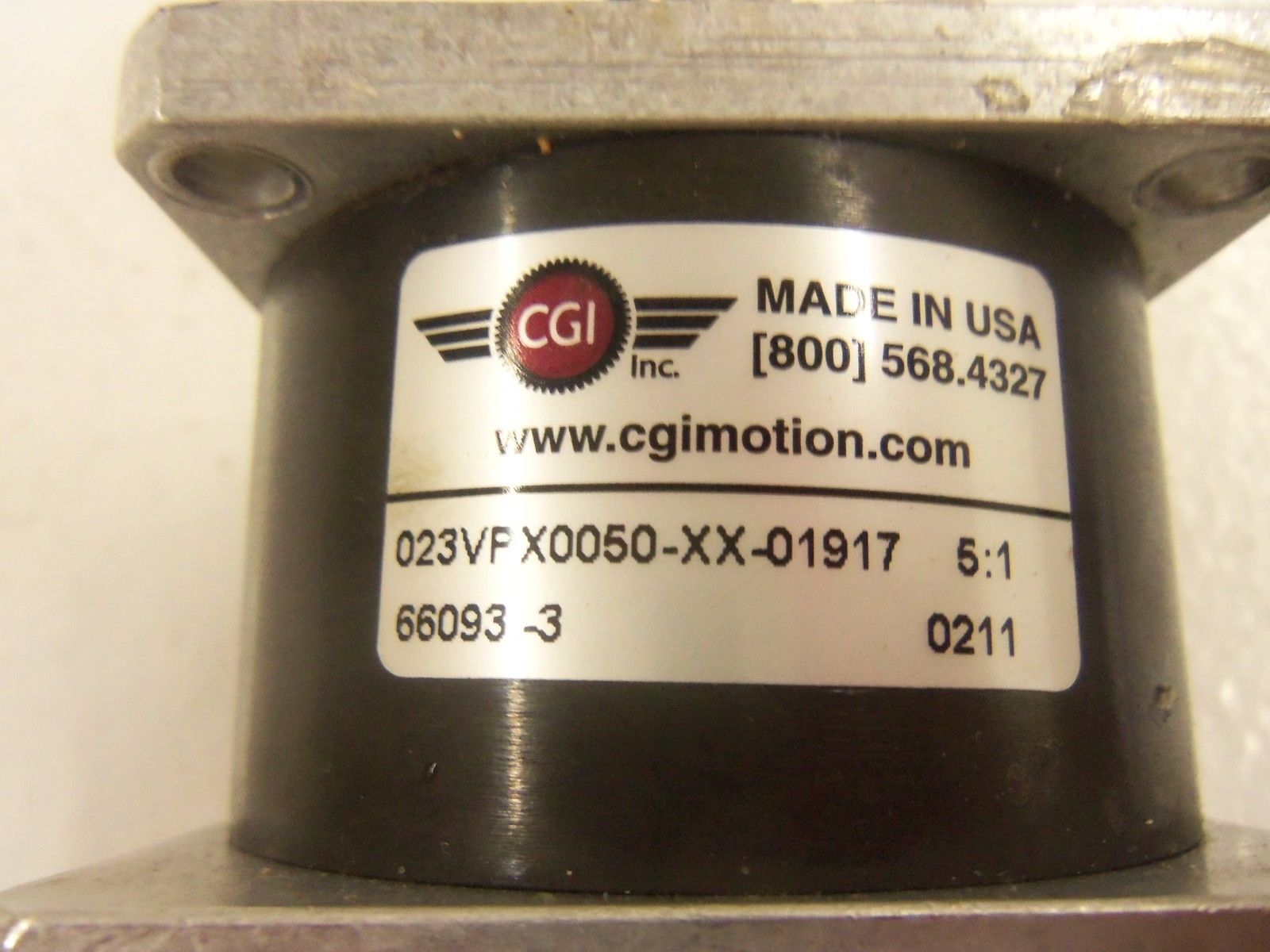 CGI 023VPX0050-XX-01917 GEAR HEAD RATIO 5:1 UNMP